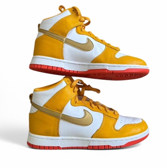 ✰ nike dunk high in university gold/white colorway ✰ - Picture 6 of 7